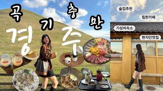 경주 vlog 진수와 성찬이가 함께하는 곡기충만 경주여행, 현지인도 놀란 경주맛집, 가을경주, 핫한카페 힙한술집 경주여행 이대로만!