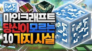 이 블록 얻는 법 아는 사람?? 마인크래프트의 신기한 10가지 사실들 4편 (Minecraft) [블루위키]