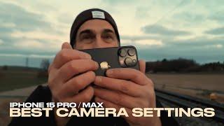 iPhone 15 Pro / Max Best Camera Settings - Tips & Tricks