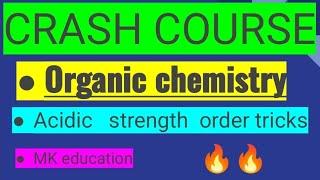 Acidic strength in organic chemistry || Neet-2025 #organic #chemistry #supertricks #tricks