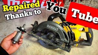 Dewalt DCS557 54v 60v saw, finally repaired thanks to your comments.