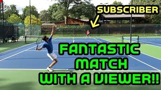 NTRP 3.5/4.0 : Dairy Queen Fed n00b vs Acing Tennis [Subscriber CHALLENGES ME!!!] (Atlanta)