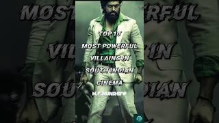 Top 10 powerful villain characters in south Indian cinema all time#top#trending#moviesfanmunshif