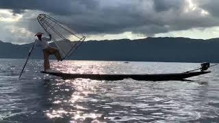 Skillful Fisherman of Lake Inle, Myanmar