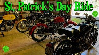 Vincent Motorcycle St Patricks Day ride