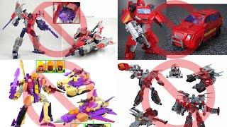 TOP 8 Transformer QC Issues From C.H.U.G To LEGACY Rant!!!!