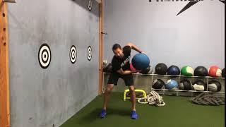 Standing MB Rotational Throw