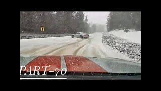 Car Crash Compilation February 2021  Black ice & Hydroplane  part 70 #carcrash  #dashcam  #extreme