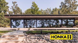 Visiting the luxury log villa of Timo and Mare - Honka Lux