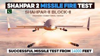 Shahpar-2 Drone's Successful Missile test fire from 14000 feet