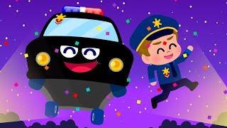 Police & Police Car SPECIAL | 40 Minutes Compilation | Car Song | Vehicle Songs  TidiKids