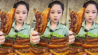 ASMR CHINESE MUKBANG FOOD EATING SHOW | Xiao Yu Mukbang 72