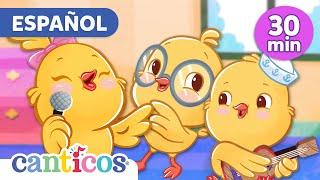 Canticos | 30 min de Canciones de Cuna | Español | Spanish cartoon Songs | Pio Pio  | animacion