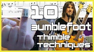 Top 10 Thimble Tricks & Techniques: Ron Thal Bumblefoot Guitar Lesson