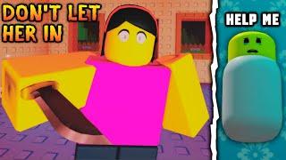 Don't Let Her in  - (Full Walkthrough + All Endings) - Roblox