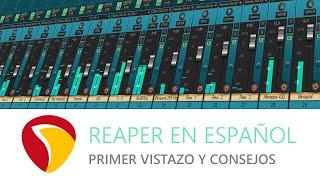 Primer Vistazo y Consejos  REAPER en ESPAÑOL - TUTORIAL ATemporal - REAPER BÁSICO