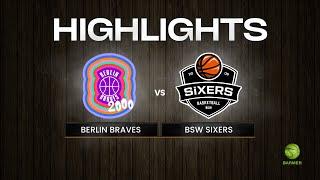 Highlights: Berlin Braves 2000 vs. BSW Sixers