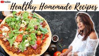 WANNABE PIZZA | Healthy Middle Eastern-Style Recipe for your family | IndiraasWorld