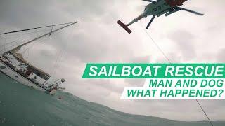 Coast Guard Rescue Man & Dog from Sailboat in Hurricane Helene - Ep 297 - Lady K Sailing