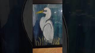 Drawing of bird #drawing #watercolour #shortvideo  #shorts  #jnv
