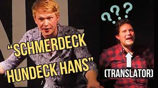 He has to TRANSLATE a FAKE TED TALK | The "Translator" Improv Game.