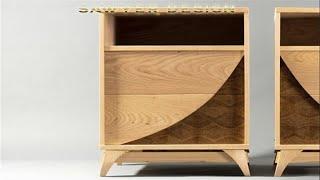 Modern Hidden Drawer Nightstands