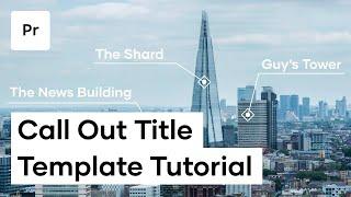 5 FREE Call Out Titles | Premiere Pro