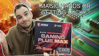 MAGIC HANDS OR JUST LUCKY? STUCK VGA LED | REPAIR MSI X470 GAMING PLUS MAX