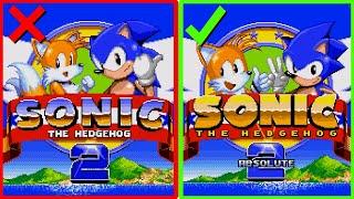 Sonic 2 Absolute, but Sonic OVA Title Screen!  Sonic 2 Absolute mods