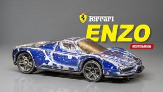 Repainting Junkyard Ferrari Enzo Hot Wheels to Showroom Condition