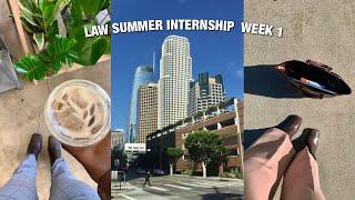 LAW INTERNSHIP VLOG: workwear thrift haul, jury selection, trial brief + eye contact with a killer