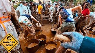 MILES de Voluntarios limpian ALFAFAR y MASSANASSA tras la DANA