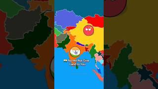 China Want India's Land | Countryballs in Hindi #shorts #countryballs