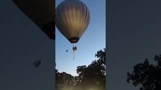 Insane!! hot air balloon act!! #special #aviation #event #nice #balloon #hotairballoon #performance