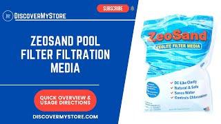 ZeoSand Pool Filter Filtration Media