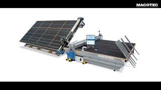 Macotec - AUTOMATIC COMBINED LINE FOR JUMBO SHEETS  Laminated + Float Straight & Shaped Glass