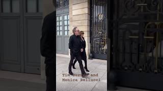 Happy Tim Burton and Monica Bellucci make no secret of tender feelings#like