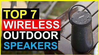 Best Wireless outdoor Speakers in 2022 | Top 7 Best Wireless outdoor Speakers Reviews in 2022