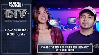 RGB-fy Your Place: Learn How to Install RGB Lights! | Dude-It-Yourself with Tatay Dan