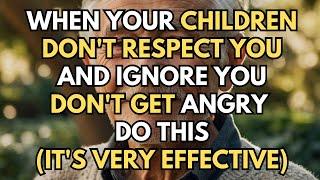 When your children don’t respect you and IGNORE YOU, stay CALM and DO THIS for EFFECTIVE RESULTS (L)