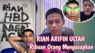 RIAN ARIFIN ULANG TAHUN HARI INI ⁉️