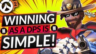 6 TIPS FOR WINNING as a DPS - You Can CARRY ANY GAME, Here's How - Overwatch 2 Ranked Guide