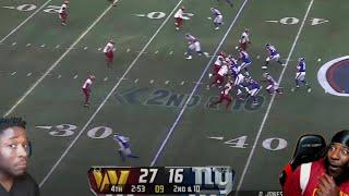 COMPLETE DISPAIR! 7-2... REACTING TO JayWillySilly New York Giants vs MY Washington Commanders