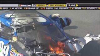 2009 NASCAR Talladega Finish aka Carl Edwards Wild Ride (Live) HD