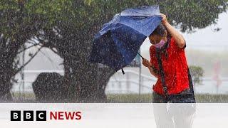 Typhoon Gaemi makes landfall in Taiwan with two dead and hundreds injured | BBC News