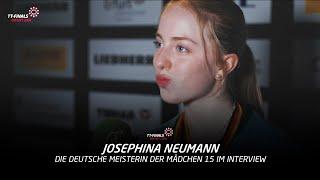 Interview mit Josi Neumann – Deutsche Meisterin der Mädchen 15 | TT-Finals 2024 Erfurt