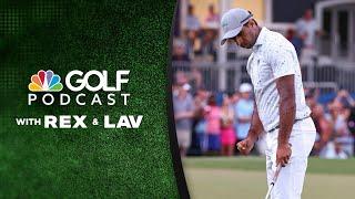 A blown lead, a ridiculous move: The PGA Tour season's bizarre final hour | Golf Channel Podcast