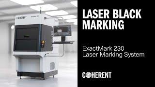 Coherent | Laser Black Marking - Integrated System for Corrosion-Resistant Marks