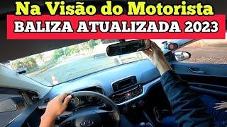 BALIZA NA VISÃO DO MOTORISTA DETRAN PARANÁ ATUALIZADA 2023 (AUTOESCOLA) #BALIZA #AUTOESCOLA