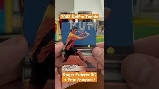 2003 NetPro Tennis Cards #RogerFederer #RookieCard #PeteSampras #sportscards #packbreak